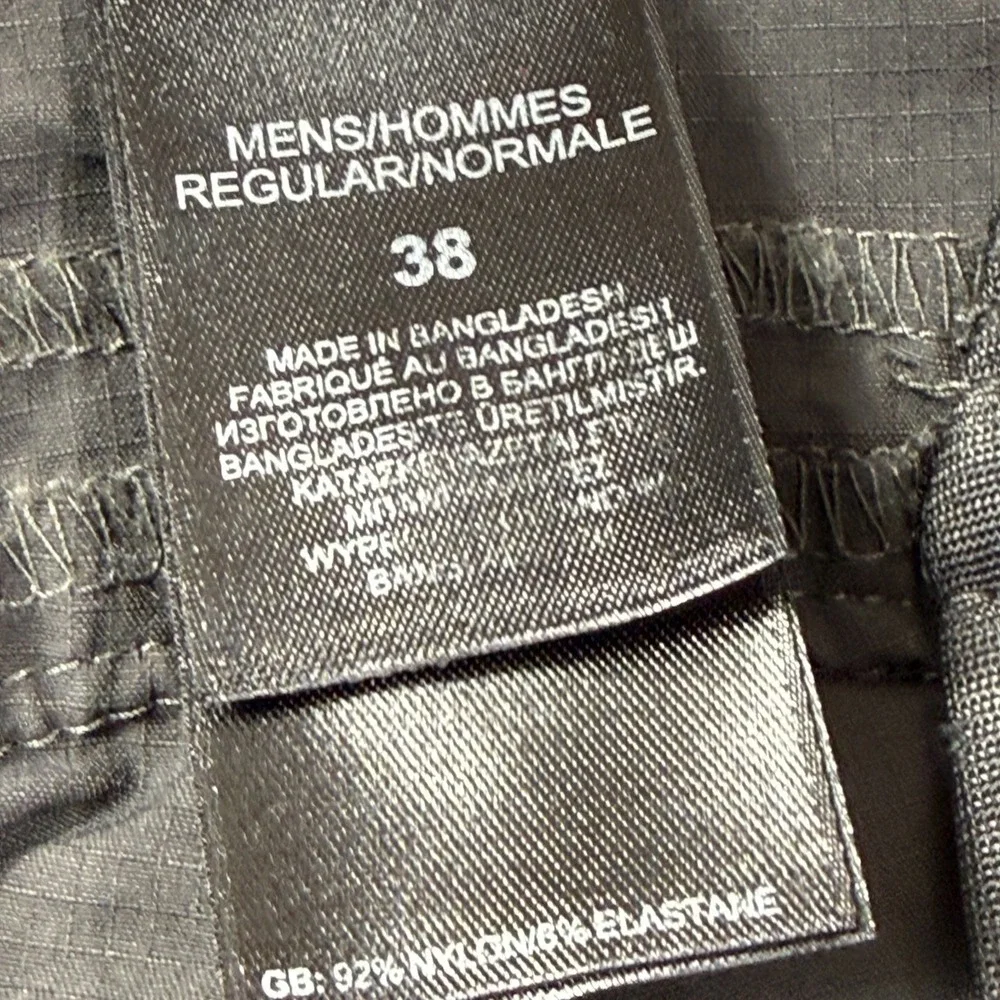 The North Face Hiking Pants Mens 38 Gray Gorpcore Paramount Peak Ripstop Nylon